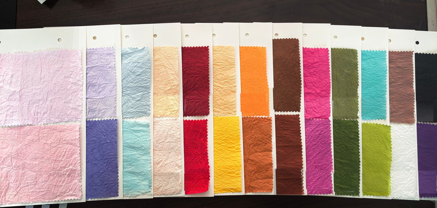 Washi Paper &mdash; Artisan Collection colour cards